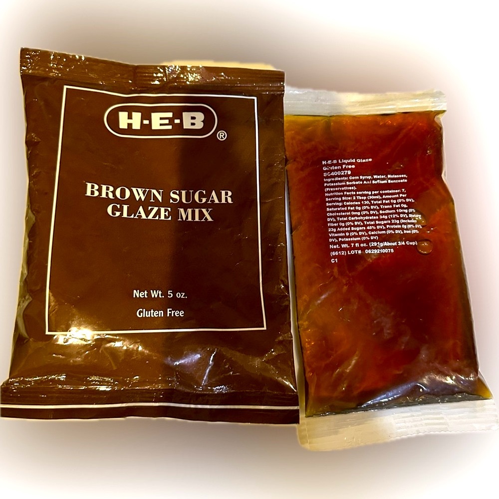 BROWN SUGAR GLAZE HAM BOTH DRY & LIQUID FEAST HOLIDAY DINNER COOK BAKE EASTER